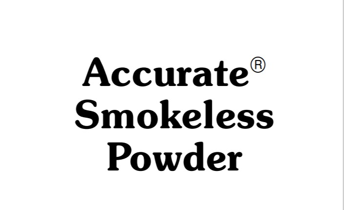 Accurate Smokeless Powder 2022